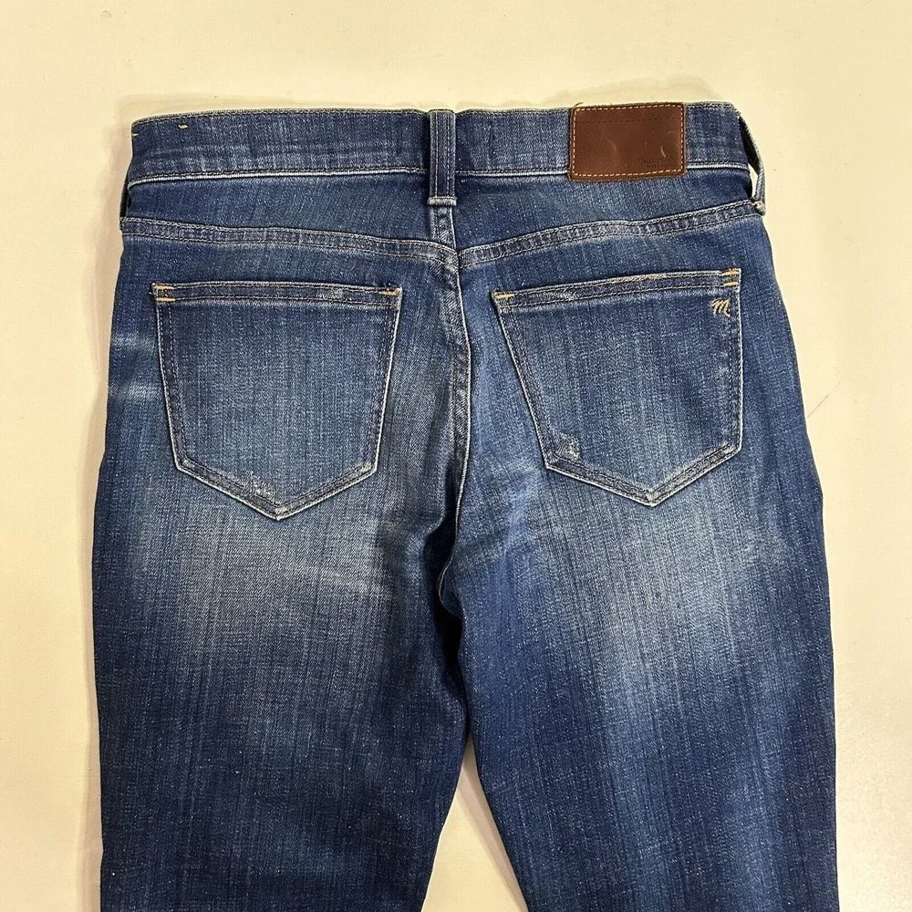 Madewell Jeans Womens Size 24 Slim Boy Jean Rip And Repair Distressed Jeans